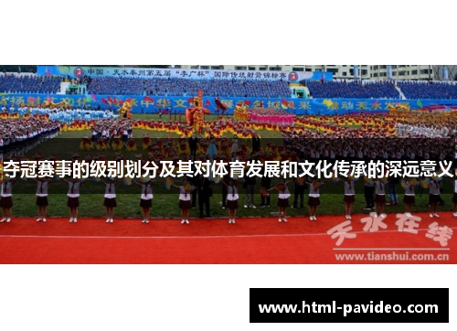 夺冠赛事的级别划分及其对体育发展和文化传承的深远意义
